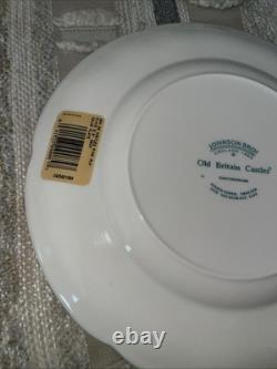 Johnson Bros. Pink Old Britain Castles England Salad Plates Set of 2