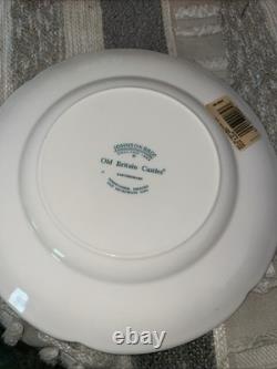 Johnson Bros. Pink Old Britain Castles England Salad Plates Set of 2