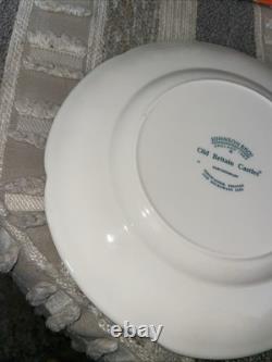 Johnson Bros. Pink Old Britain Castles England Salad Plates Set of 2