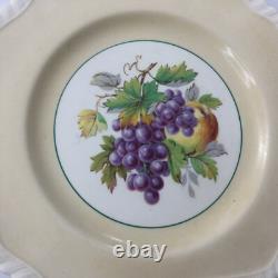 Johnson Bros. Porcelain Dessert Plates Dishes Fruits Set of 6 England