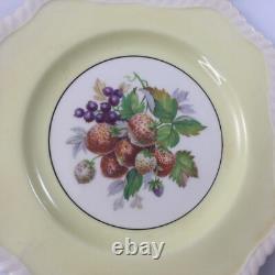 Johnson Bros. Porcelain Dessert Plates Dishes Fruits Set of 6 England