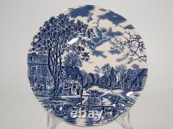 Johnson Bros Rare Table Service 18 Plates Semi Porcelain Cotswold Blue