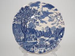 Johnson Bros Rare Table Service 18 Plates Semi Porcelain Cotswold Blue