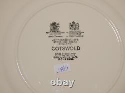 Johnson Bros Rare Table Service 18 Plates Semi Porcelain Cotswold Blue