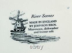 Johnson Bros. River Scenes 12 1/4 ROUND Chop Plate PLATTER ENGLAND
