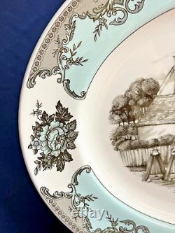 Johnson Bros. River Scenes 13 3/4 Oval Serving Platter ENGLAND