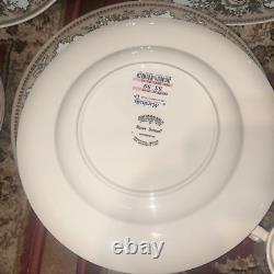 Johnson Bros. River Scenes Beautiful New 49 Piece Set all Accent Dinner Plates