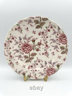 Johnson Bros Rose Chintz Dinner Plates 9 7/8, Set of 4
