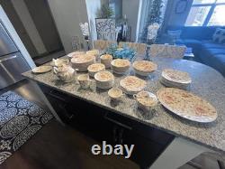 Johnson Bros Rose Chintz Floral Dinner Set England MPN 160783 Plates Cups Bowls