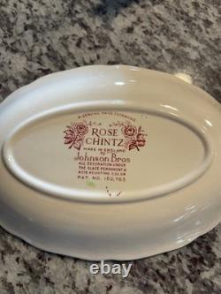 Johnson Bros Rose Chintz Floral Dinner Set England MPN 160783 Plates Cups Bowls