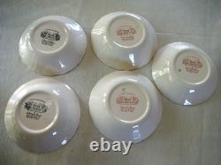 Johnson Bros Rose Chintz Ironstone 38pc 5 Settings + Oval Serving Bowls Platter