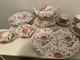 Johnson Bros Rose Chintz Ironstone Dinner Set Teapot Plate Cup Saucer Bowl