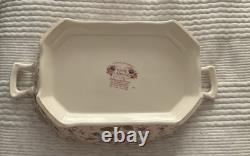 Johnson Bros Rose Chintz Large Covered Soup Tureen 15.5 Excellent Condiiton