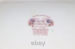 Johnson Bros Rose Chintz Large Covered Soup Tureen 15.5 Excellent Condiiton