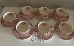Johnson Bros STRAWBERRY FAIR Tea cups, saucers, and dessert, or bread plates