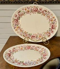 Johnson Bros Serving Platters Vegetable Bowls & Gravy Boat Set