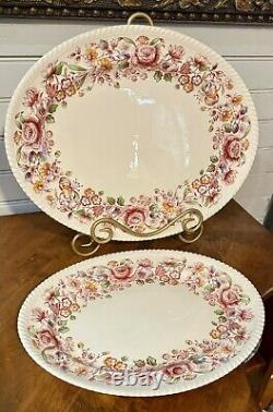 Johnson Bros Serving Platters Vegetable Bowls & Gravy Boat Set