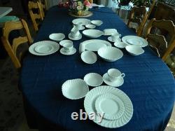 Johnson Bros. Snowhite Regency Set for (4) With 8 Serving Pieces
