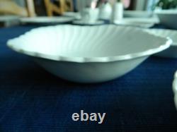 Johnson Bros. Snowhite Regency Set for (4) With 8 Serving Pieces
