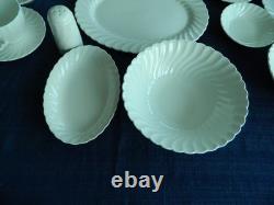 Johnson Bros. Snowhite Regency Set for (4) With 8 Serving Pieces