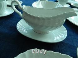 Johnson Bros. Snowhite Regency Set for (4) With 8 Serving Pieces