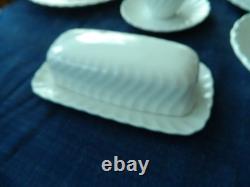 Johnson Bros. Snowhite Regency Set for (4) With 8 Serving Pieces