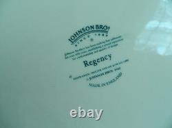 Johnson Bros. Snowhite Regency Set for (4) With 8 Serving Pieces