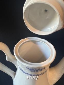 Johnson Bros Springfield Blue Flowers coffee service for 8 England Stoneware