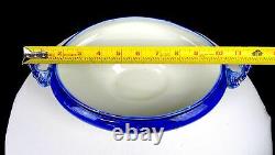 Johnson Bros St Louis Antique Flow Blue 12 Oval covered Vegetable Bowl 1902