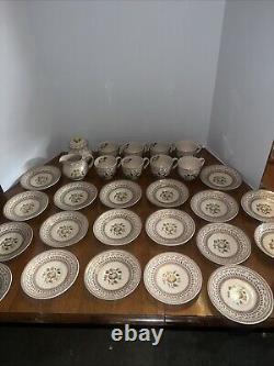 Johnson Bros Staffordshire Old Granite Fruit Sampler 31 PC Set Of China