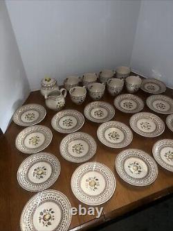 Johnson Bros Staffordshire Old Granite Fruit Sampler 31 PC Set Of China