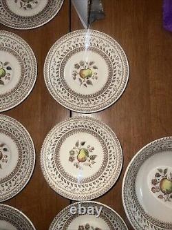 Johnson Bros Staffordshire Old Granite Fruit Sampler 31 PC Set Of China