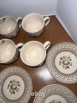 Johnson Bros Staffordshire Old Granite Fruit Sampler 31 PC Set Of China