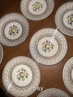 Johnson Bros Staffordshire Old Granite Fruit Sampler 31 PC Set Of China