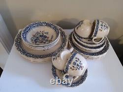 Johnson Bros Staffordshire Old Granite Hearts & Flowers 4 Set Of 6 Pcs (24 pcs)