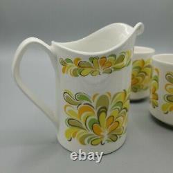 Johnson Bros Sun Valley Ironstone England Dinner Plates cups set Snowhite yellow