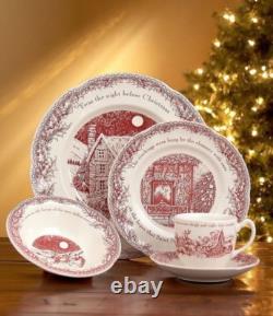 Johnson Bros TWAS THE NIGHT BEFORE CHRISTMAS 5 Pc Place Setting (S) NEW / BOX