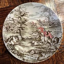 Johnson Bros Tally Ho Demitasse Cup And Saucer Set. Perfect. Sold As Set Of 4