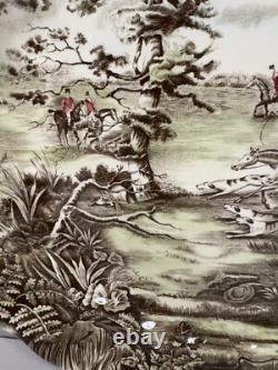 Johnson Bros Tally Ho View Halloo Serving Platter Round 14.25 Made In England