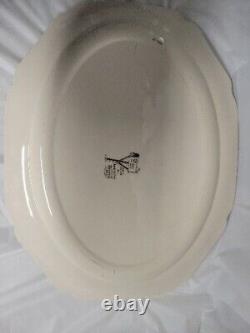 Johnson Bros. The Friendly Village 20 Oval Turkey Serving Platter Vintage