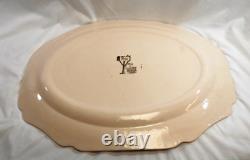 Johnson Bros. The Friendly Village 20 Oval Turkey Serving Platter Vintage M5008