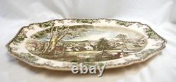 Johnson Bros. The Friendly Village 20 Oval Turkey Serving Platter Vintage M5008