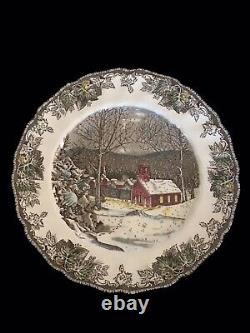 Johnson Bros The Friendly Village 3 Tier Tidbit Sandwich/Dessert Stand Plate