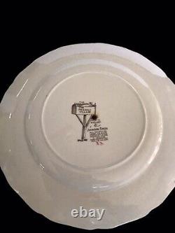 Johnson Bros The Friendly Village 3 Tier Tidbit Sandwich/Dessert Stand Plate