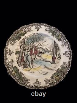 Johnson Bros The Friendly Village 3 Tier Tidbit Sandwich/Dessert Stand Plate