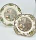 Johnson Bros The Friendly Village Christmas Dinner/salad Plates 3 Place Settings