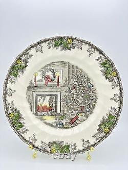 Johnson Bros The Friendly Village Christmas Dinner/Salad Plates 3 Place Settings