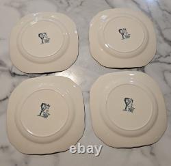 Johnson Bros The Friendly Village Christmas Salad/Dessert Plate Set Of 4 Johnson Bros The Friendly Village Christmas Salad/Dessert Plate Set Of 4
