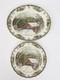 Johnson Bros The Friendly Village Covered Bridge 12.5 Chop Plate & 15.5 Platter