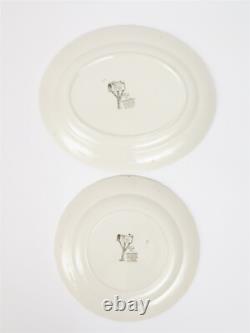Johnson Bros The Friendly Village Covered Bridge 12.5 Chop Plate & 15.5 Platter